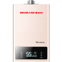 [上门安装]斯科邦(SIKEBANG)强排式燃气热水器 家用智能变频恒温 经济节能 [高端16L ]全屋多点供水+恒温