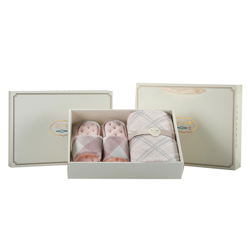 竹印象 zyx-030744 雅格拖鞋毛巾两件套 34cm*72cm/110g (单位:套)