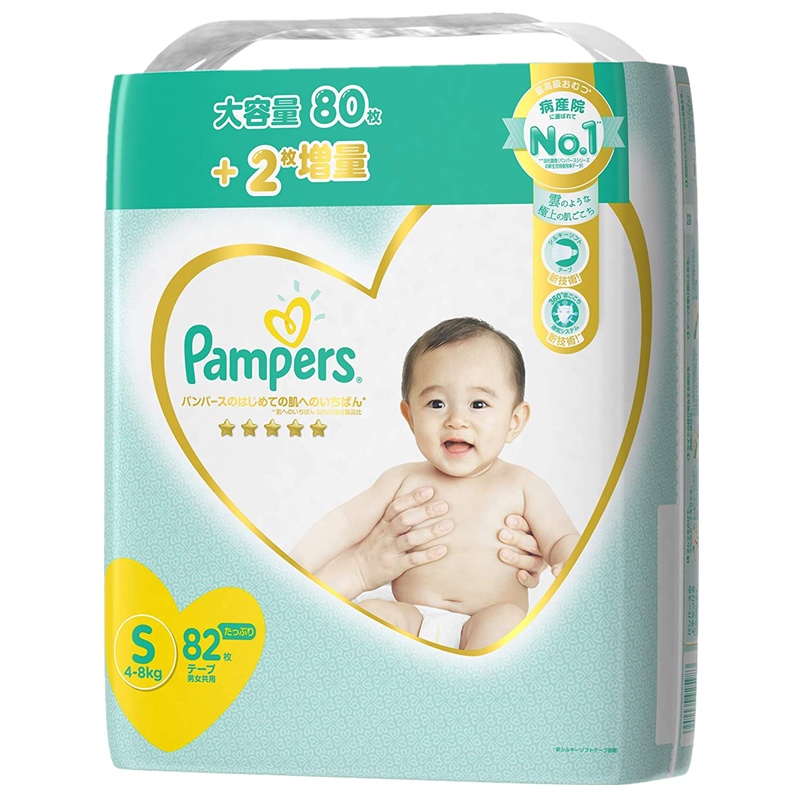 帮宝适(Pampers)一级帮S82片纸尿裤