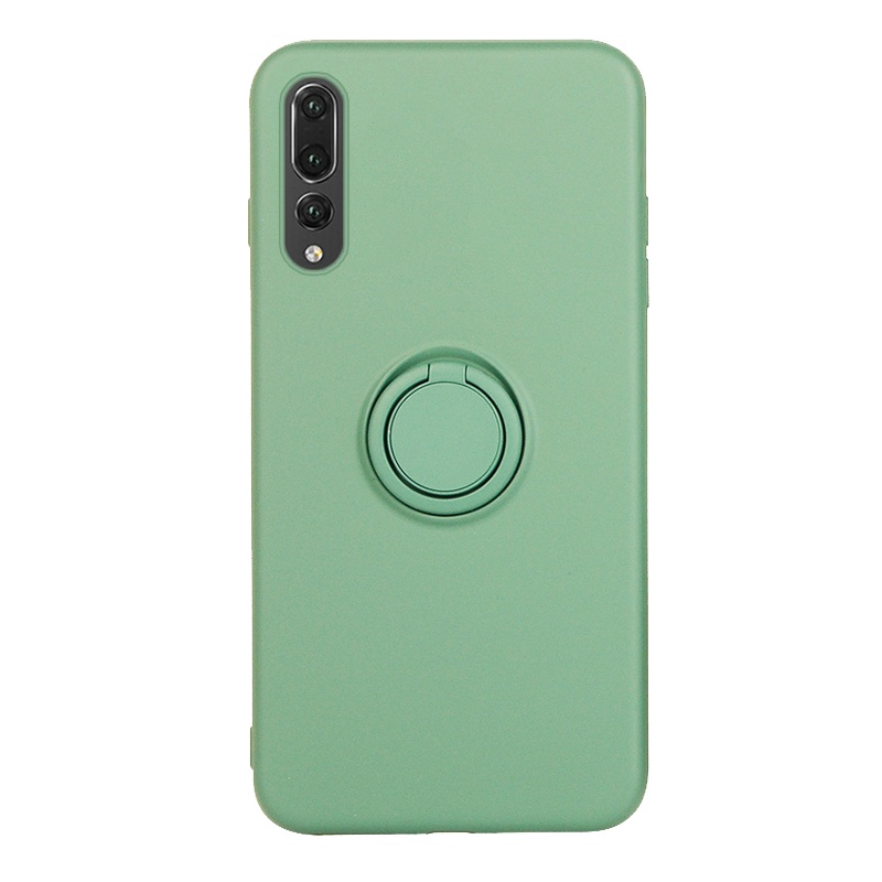 安美宝 华为p20手机壳镜头全包摄像头p20pro液态硅胶新款超薄指环支架保护套防摔软壳车载磁吸网红潮男女限量版ins