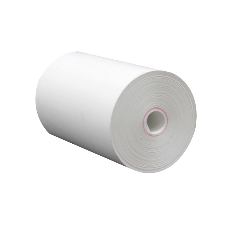 华科 热敏纸收银纸打印纸超市无管芯外卖打印纸57*50mm40米 27卷黑色( 无芯,薄款)