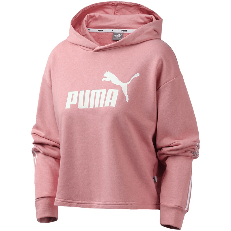 【自营】PUMA彪马女装连帽短款运动服休闲套头衫581059
