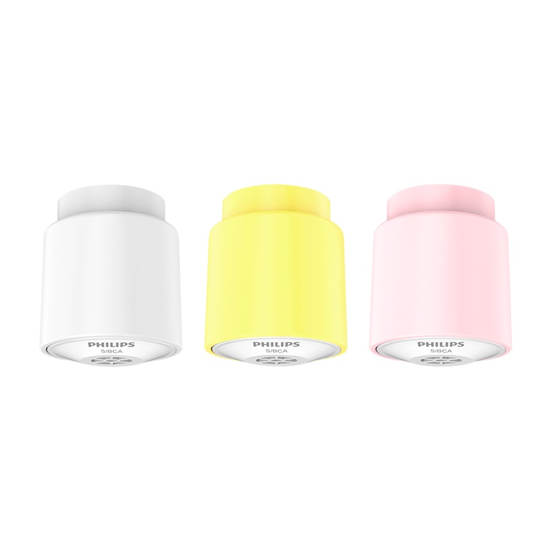 飞利浦(Philips)家用水龙头净水器糖果迷你卫浴专用过滤器自来水抑菌除氯美肤滤水器 AWP3607(三支装)