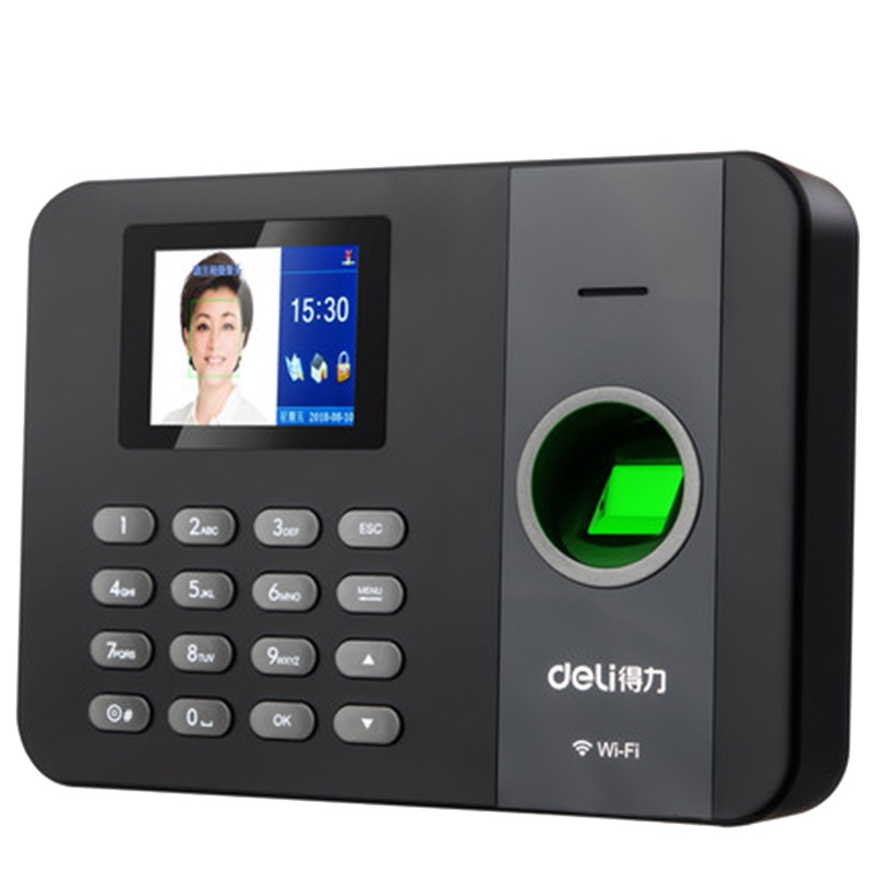 得力(deli) 14052C智能云考勤机 黑色
