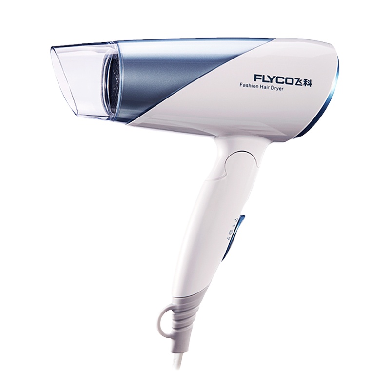 飞科(FLYCO)电吹风机FH6251 (手柄可折叠负离子电吹风机吹风筒1600W冷热风)三档家用吹风筒