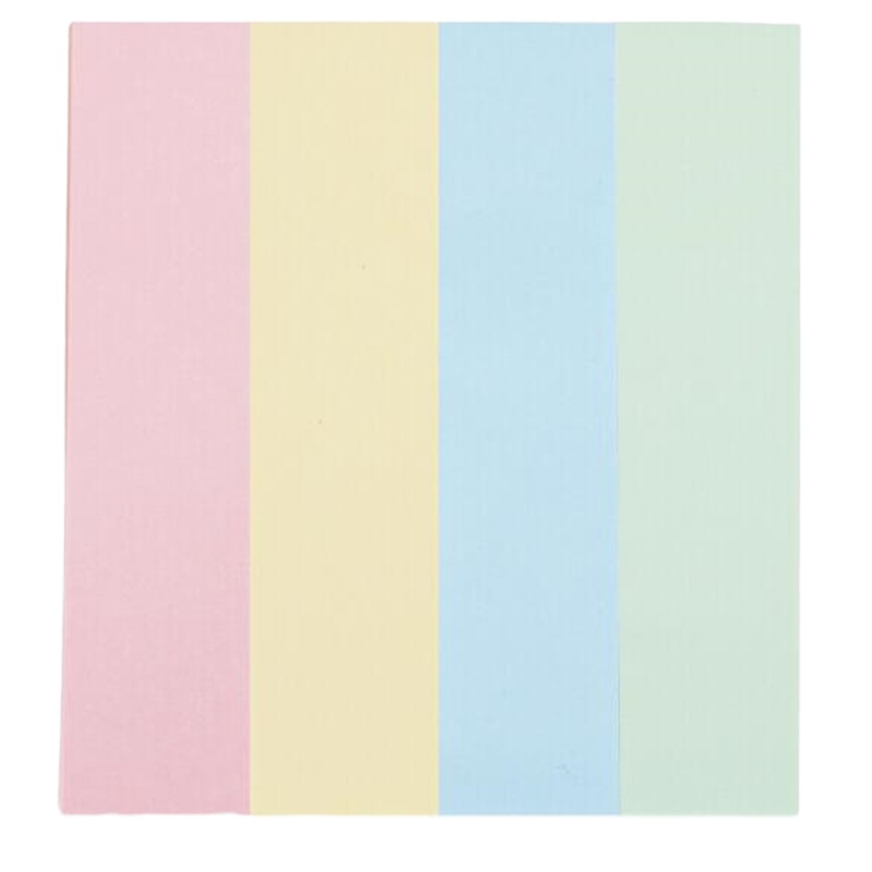 得力(deli)7730百事贴 便签纸 76*19mm四色条状 12包