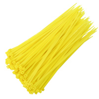 [苏宁自营]勒塔(LETA) 黄色尼龙扎带4×200mm(100根)捆/绑/理/束线带LT-PPE559