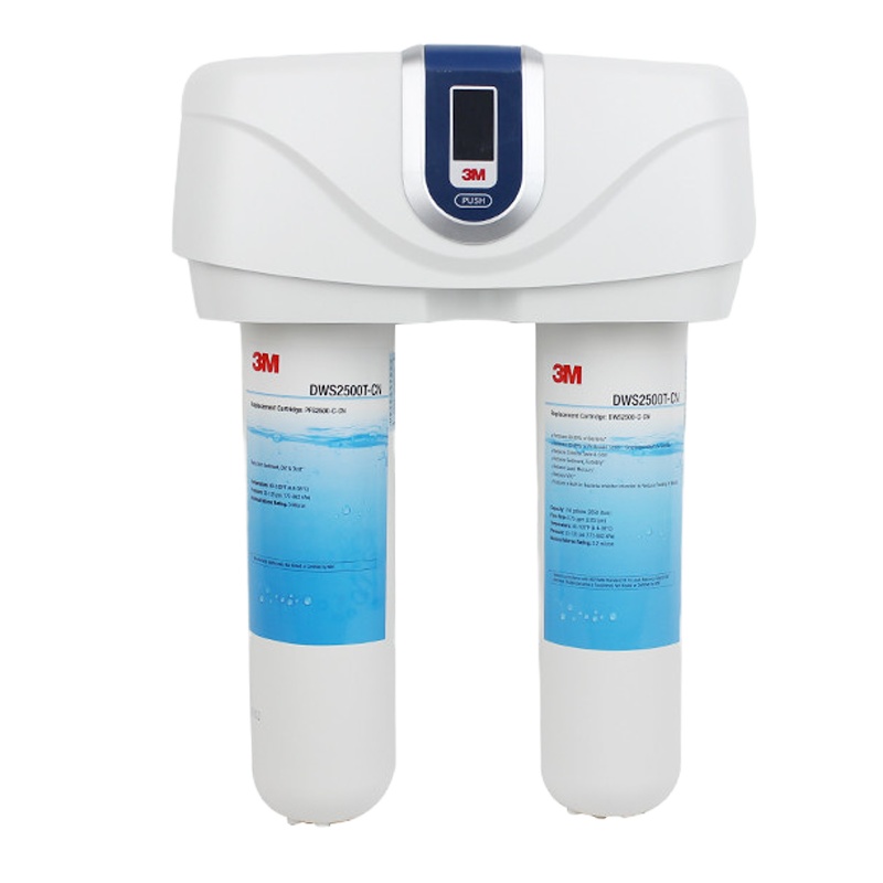 3M 双子净智DWS2500T-CN家用净水器 智能提醒去除全项VOC保留矿物质元素净水器