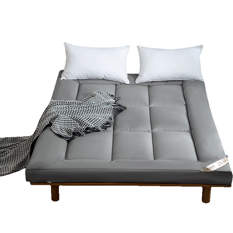 泰念Tai nian 四季羽丝棉床垫10厘米加厚榻榻米可折叠双人1.5m1.8m床褥子护垫0.9米学生宿舍纤维垫被