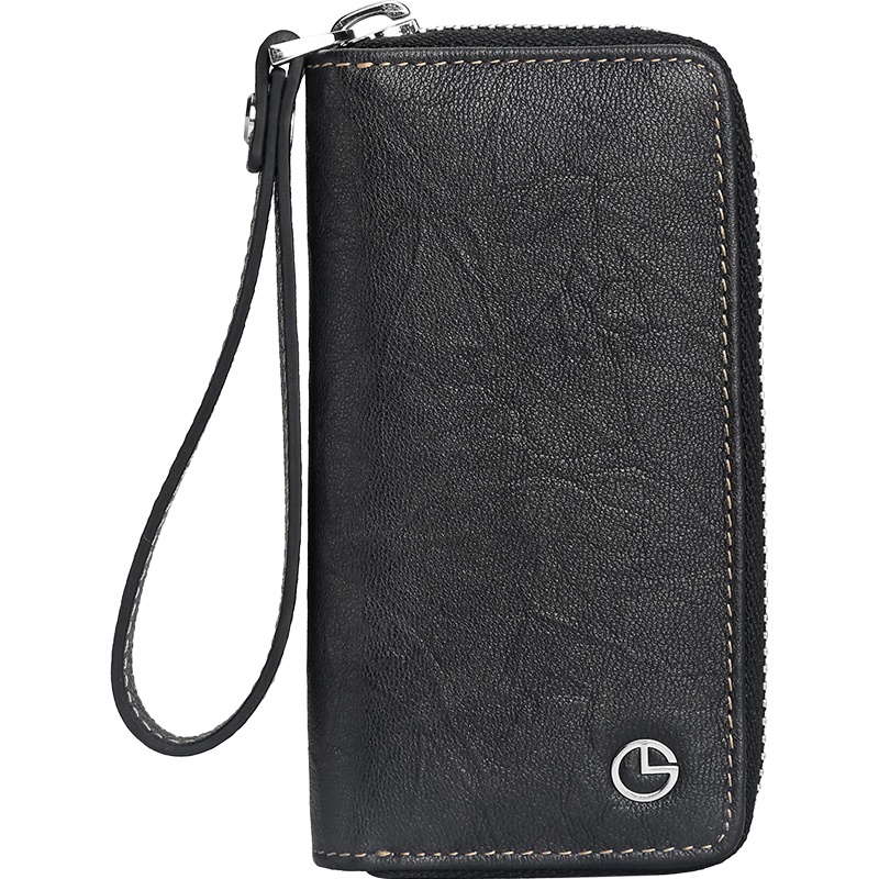 金利来(GOLDLION)男士钥匙包多功能牛皮时尚钥匙扣包