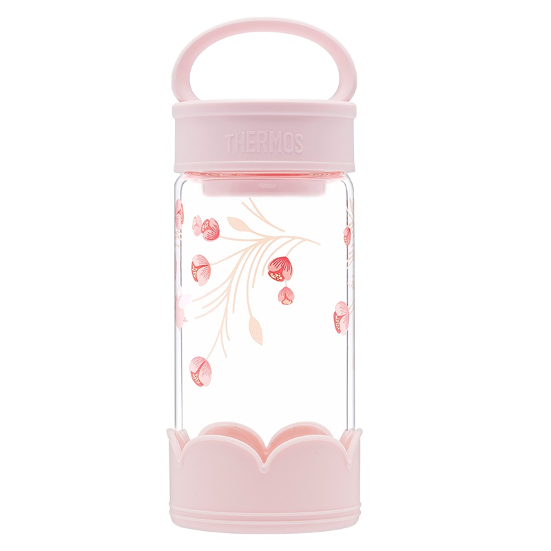 膳魔师(THERMOS)朱一龙同款芍药花系列 玻璃杯 神秘花园主题款 茶杯 花茶杯 花样宠你