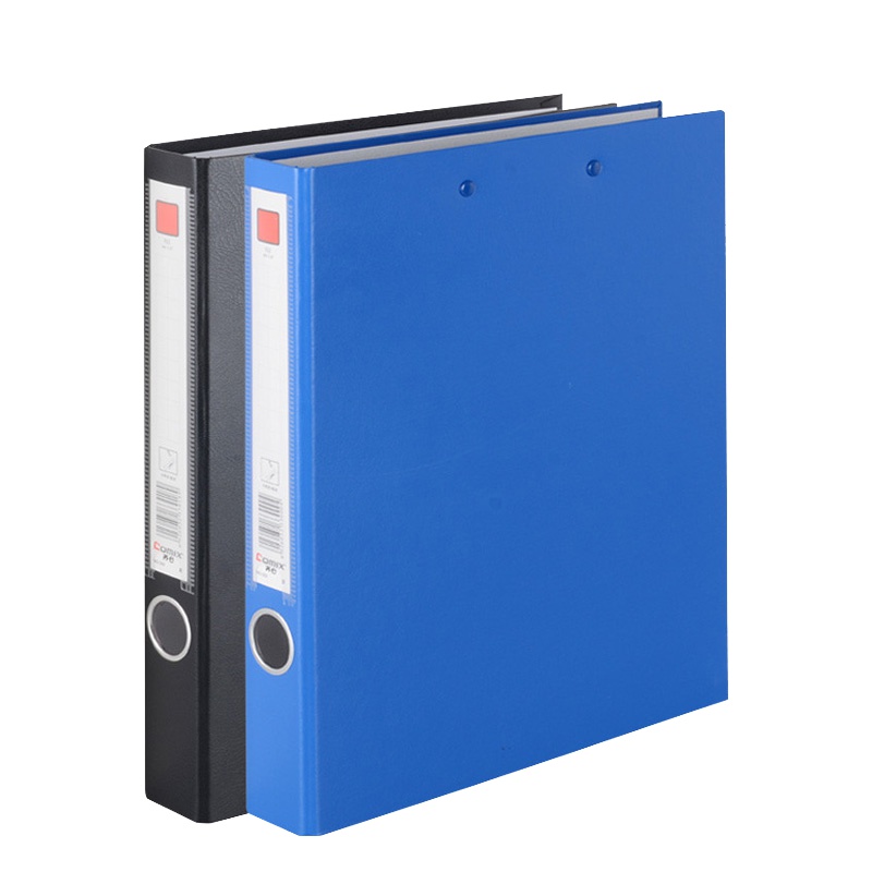 齐心(comix)NO.333长押夹+板夹8册装 A4文件夹 双夹文件夹 轻便夹 档案夹储存夹 票价夹 办公用品