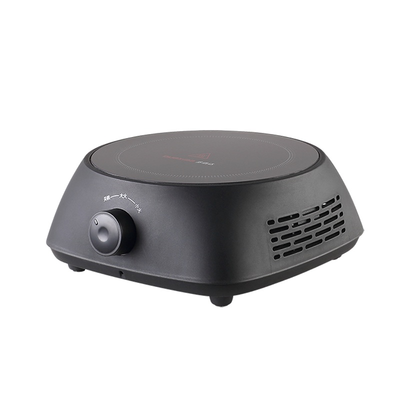 多喜达(DOHIDA)新款迷你电陶炉茶炉小型电磁炉不挑锅静音光波煮茶炉泡茶器(黑色单炉+玻璃壶I款1200ML送六小杯)