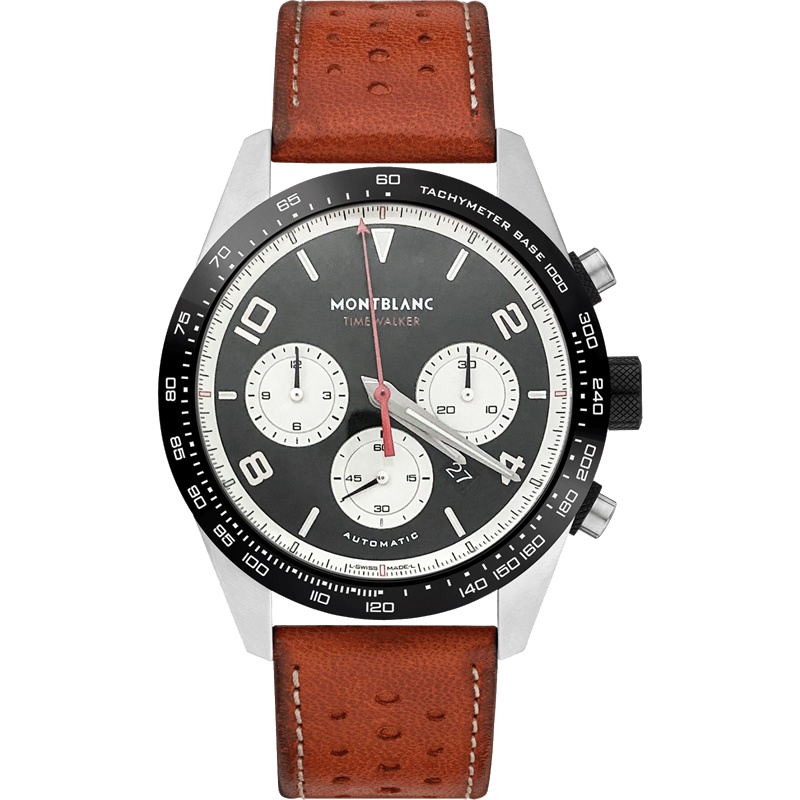 万宝龙(Montblanc)手表时光行者系列皮带自动机械男士手表U0119942