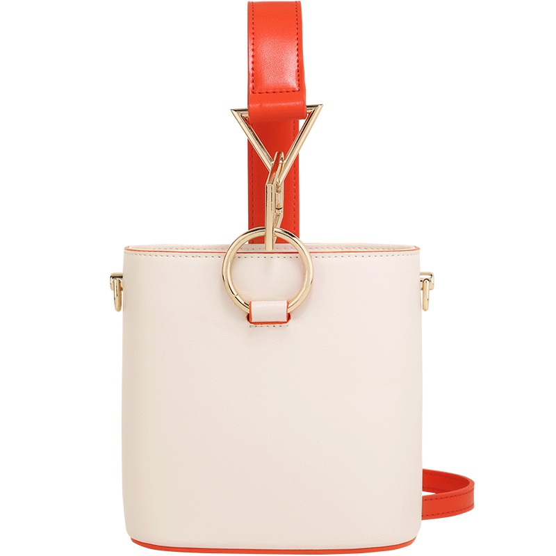 2019流行款个性几何手提撞色包包女