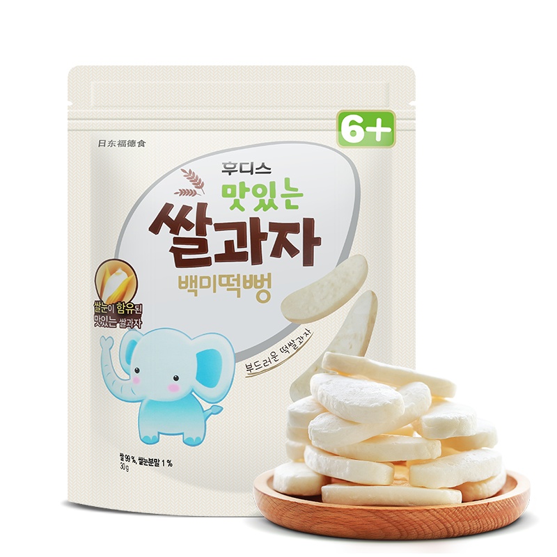 日东福德食大米饼(原味)30g 宝宝零食 儿童饼干