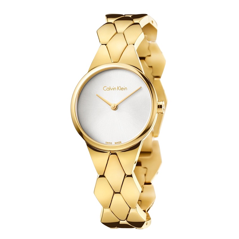 卡文克莱ck手表 SNAKE蜿蜒系列石英女表 K6E23546