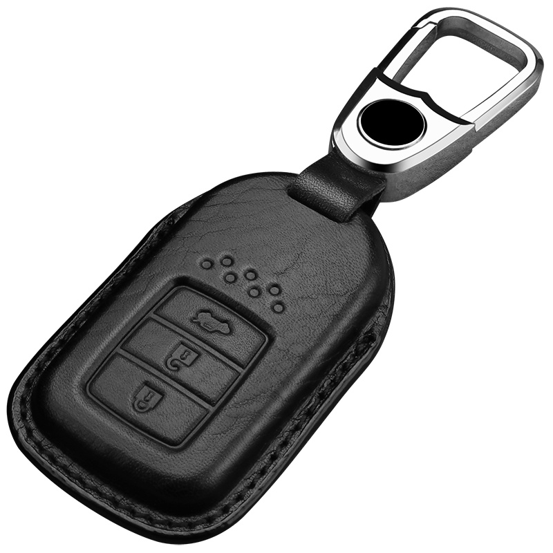 本田理念凌派钥匙包CRV缤智冠道皓影杰德钥匙套雅阁思域钥匙扣URV歌诗图XRV艾力绅奥德赛真牛皮钥匙包传枫