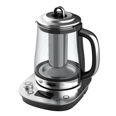 康宁WORLD KITCHEN养生壶全玻璃恒温壶煮茶壶煮茶器1L办公室家用花茶壶烧水壶电热水壶煮水壶(茶漏款)