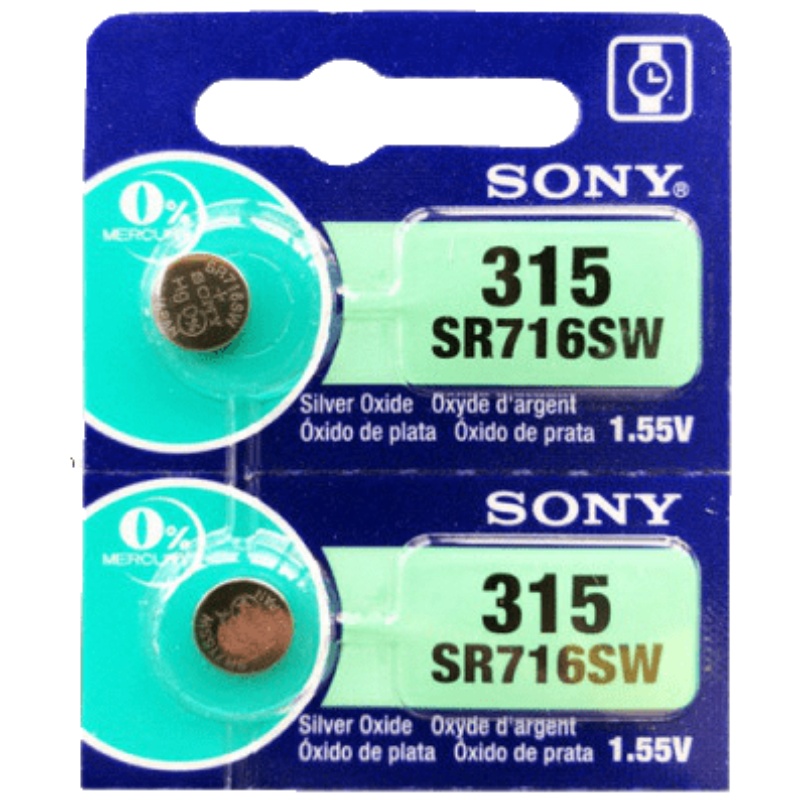 适配 SONY索尼SR716SW手表电池 315石英表纽扣电子氧化银1.55VA31W