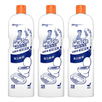 威猛先生Mr Muscle 洁厕液 清香 洁厕灵 洁厕精 厕所清洁剂 除臭 去味 除垢 480g*3 三包装