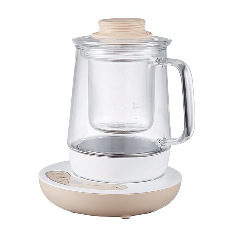 鸣盏养生壶办公室小型家用多功能全自动加厚玻璃壶花茶煮茶器壶具MZ-086