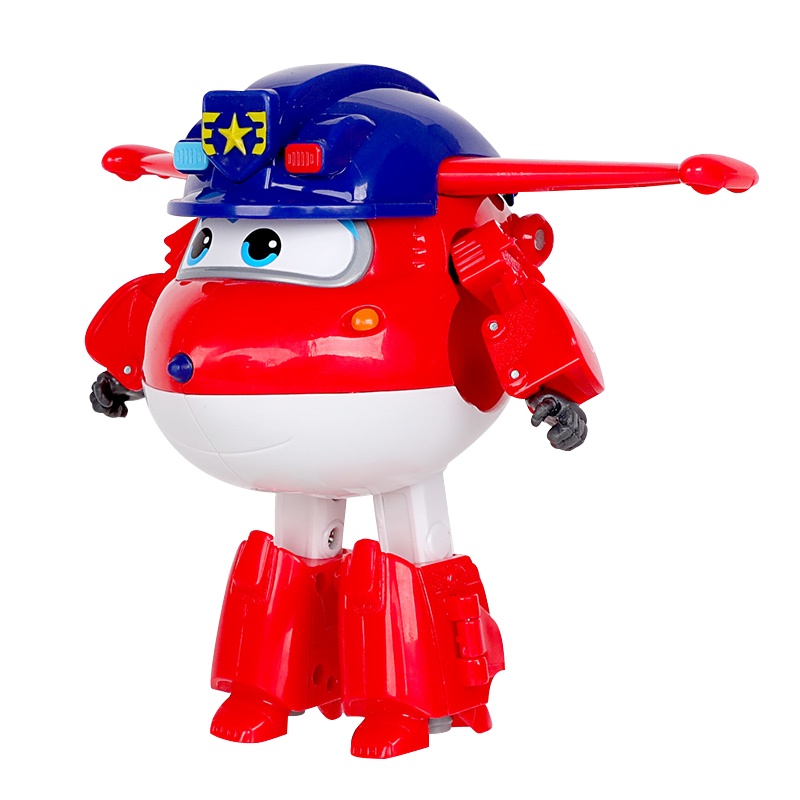 奥迪双钻(AULDEY)超级飞侠 男孩女孩儿童玩具车 变形机器人超级飞侠乐迪-警备款730231