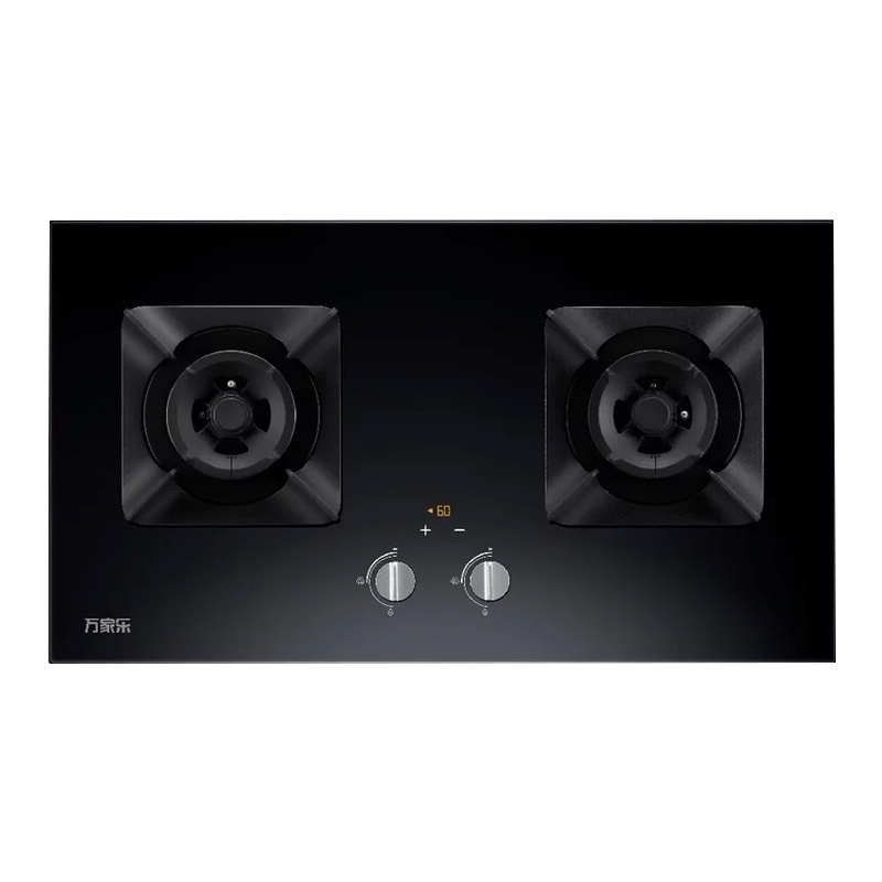 万家乐JZT-V5S(B)*12T天然气嵌入式玻璃双灶