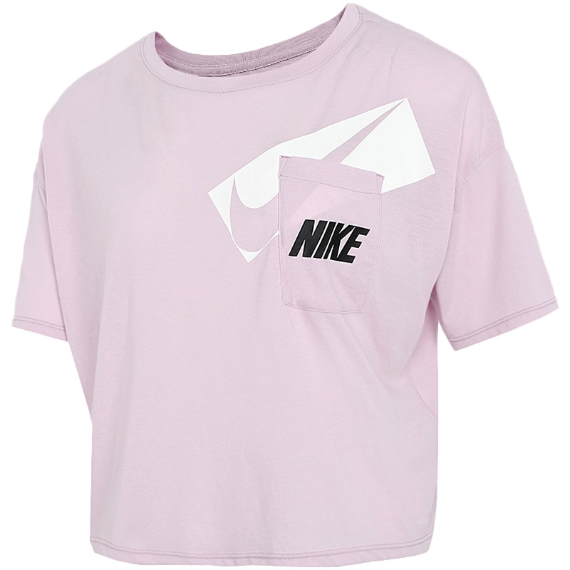 NIKE耐克短袖女装 2021夏季新款运动服宽松半袖短款打底T恤DC7190