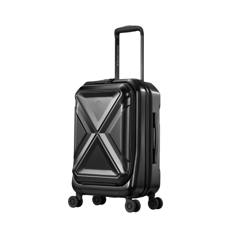 机械师MACHENIKE登机拉杆箱20英寸万向轮行李箱防盗耐磨防摔商务旅行箱密码箱男女电脑登机箱-(灰色)
