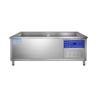 乐创（lecon）超声波洗碗机2.4米超声波洗碗机 双槽一除渣一清洗LC-XWJ24