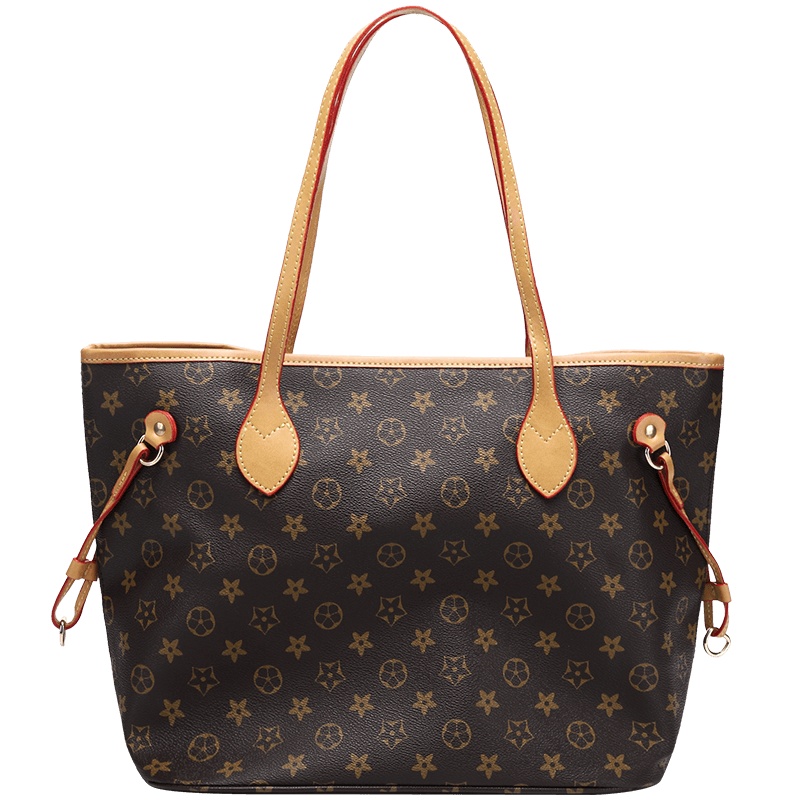 第九城（V.NINE） 托特包女时尚印花手提包优雅女士包包简洁单肩包女斜挎包