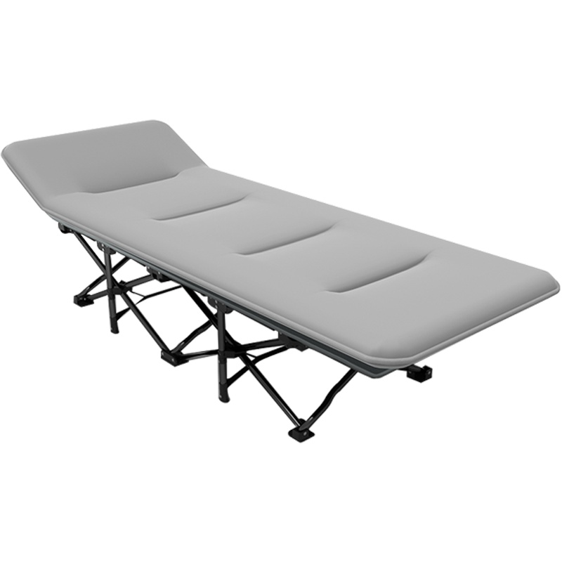 创世人 办公家具折叠床单人床办公室午睡午休床陪护简易床户外躺椅行军床 190cm免枕头款含棉垫