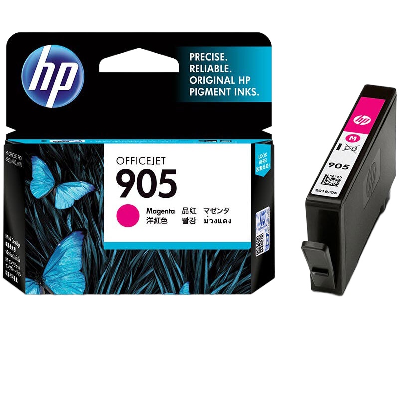 惠普(hp)T6L93AA 905 品红色墨盒（适用OfficeJet 6960 6970）