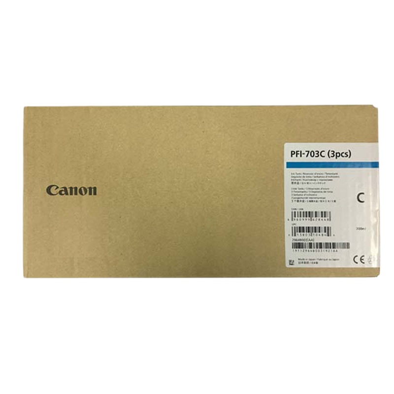 佳能(Canon) 墨盒PFI-703 C青色 适用于IPF810/815/820/825