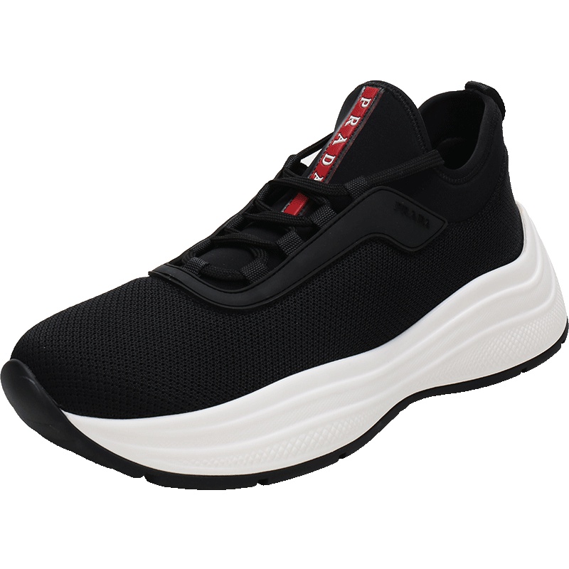 PRADA 普拉达 男士织物系带休闲运动鞋 4E3406 3KTP