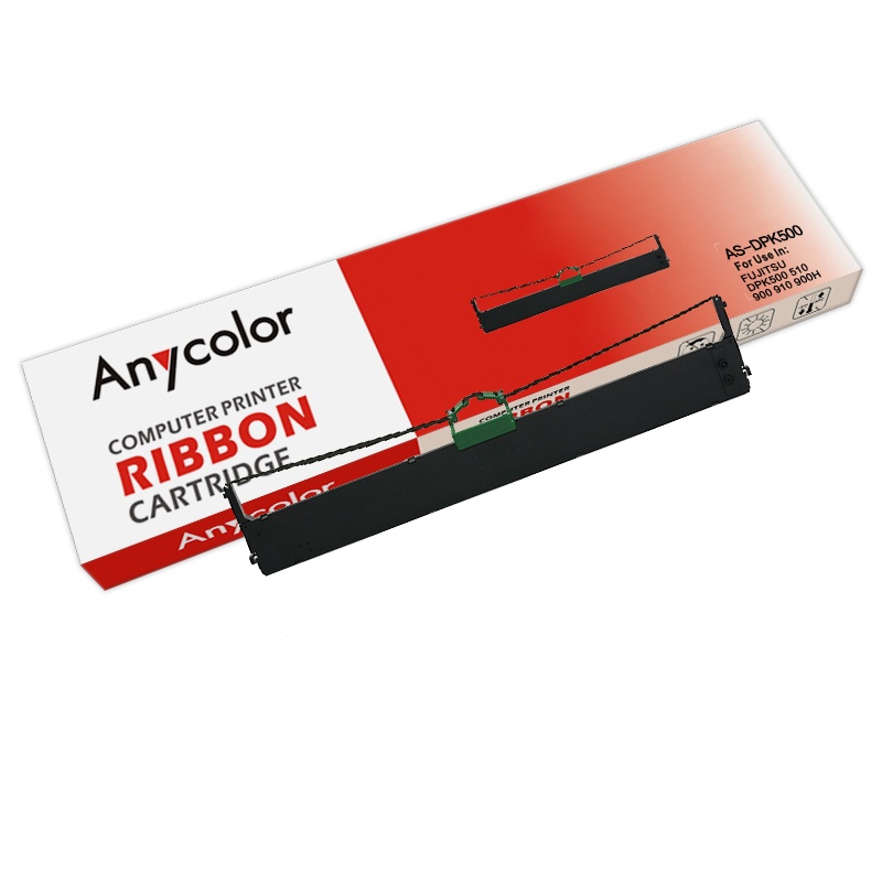 欣彩 DPK500色带(色带架含芯)黑色单支装(适用富士通DPK500 510)色带芯:12.7mm×28m