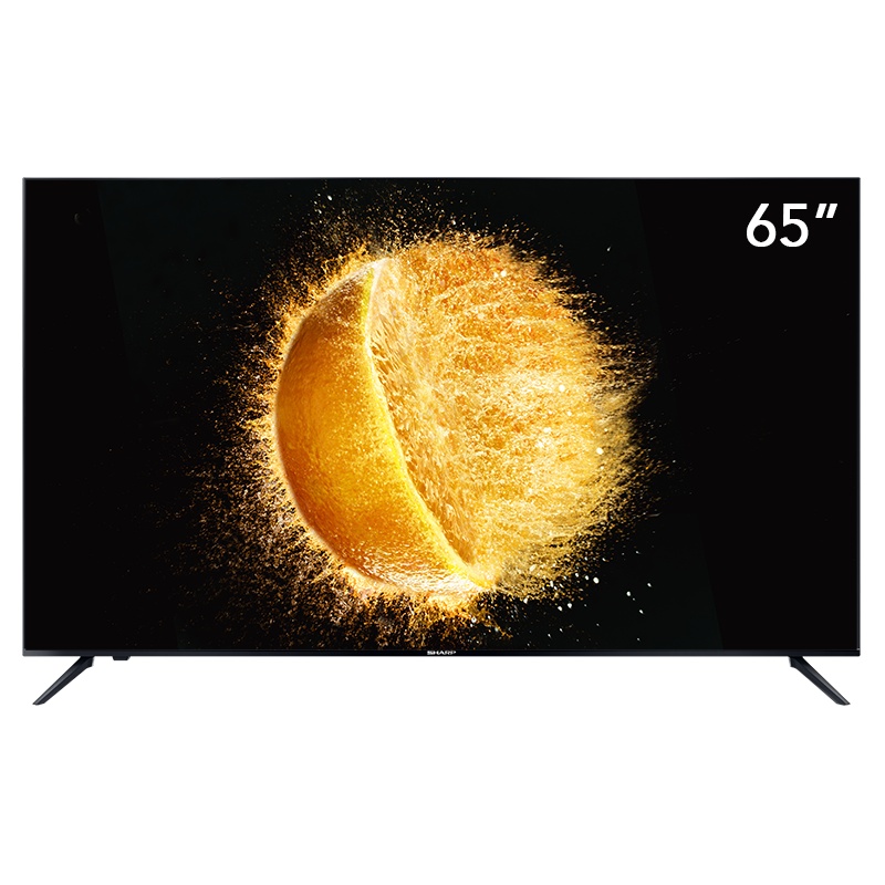夏普/SHARP 65B3RK 65吋4K智能语音网络液晶平板电视 全面屏设计;金属背板;蓝牙智能语音