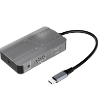 久宇 Type-C扩展坞微软Surface Pro7+/X转换器Laptop4/Go2笔记本电脑DP双HDMI高清分屏