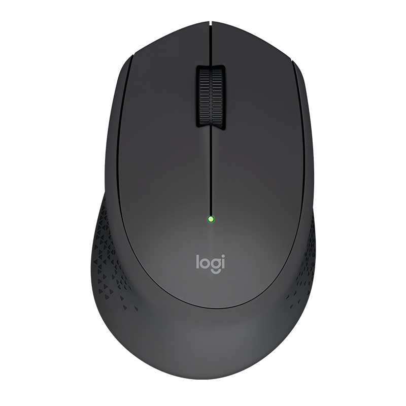 罗技(Logitech)M280无线鼠标 台式电脑笔记本电脑USB接口接收器无线光电家用游戏商务便携舒适办公鼠标 黑色
