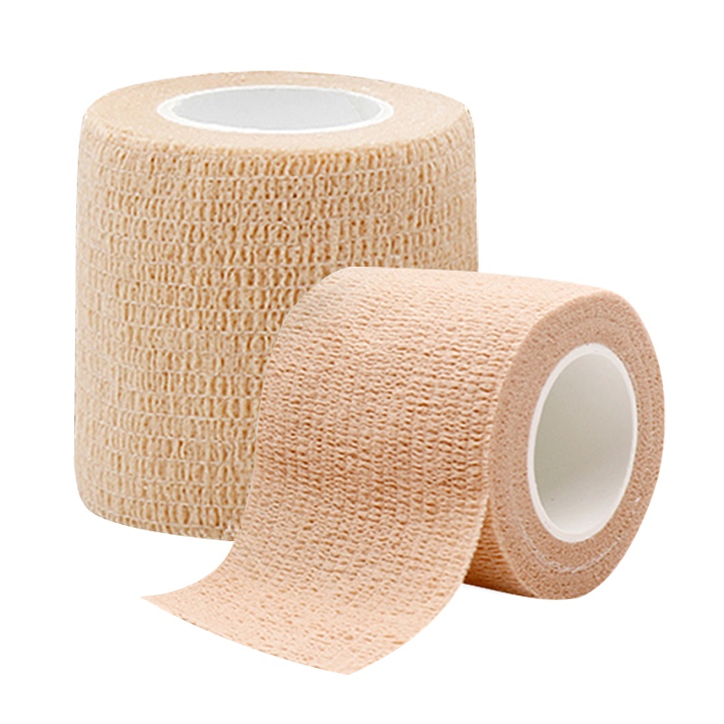 米沙瓦医疗弹性绷带自粘型医用物理黏贴不留胶弹性大舒适透气7.5x450cm