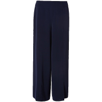 LIEDOW/蕾朵高腰阔腿裤女气质九分裤宽松显瘦百搭直筒休闲裤长裤