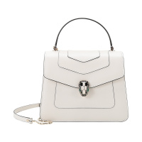 BVLGARI 宝格丽 女士 SERPENTI FOREVER系列牛皮蛇头扣手提单肩斜挎包中号 289669