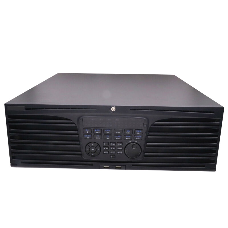 海康威视 32路16盘位网络硬盘录像 4K高清H.265监控主机交换机