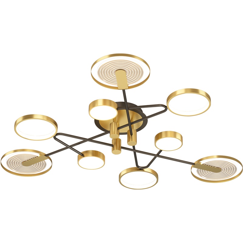 七只蚂蚁 LED现代简约灯具北欧极简创意灯具客厅灯具2020新款客厅灯北欧风格轻奢吸顶灯现代简约创意餐厅全屋组合套餐JH