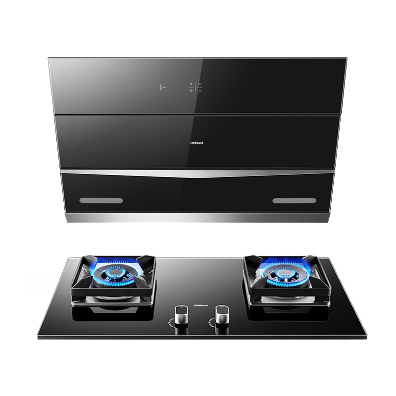 老板(ROBAM)27N0H+56B0(天然气)油烟机烟灶套餐22立方抽烟机侧吸式吸油烟机烟机燃气灶套装