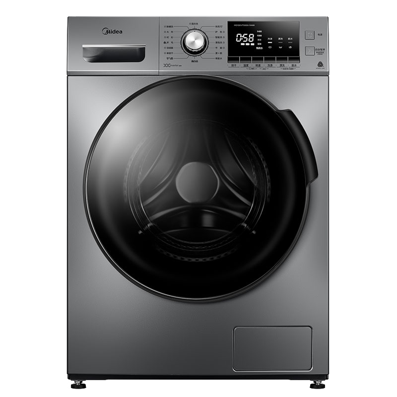 美的(Midea)洗衣机10公斤带烘干滚筒全自动洗烘一体母婴儿童内衣除螨除菌变频大容量 MD100VT55DG-Y46B