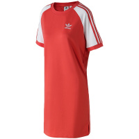 【自营】adidas阿迪达斯三叶草女装运动休闲小LOGO圆领连衣裙CY4759