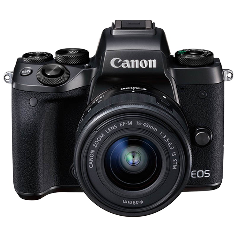 佳能(Canon) EOS M5 微单数码相机 15-45 IS STM 防抖单镜头套装 2420万像素 自拍美颜 Vlog相机
