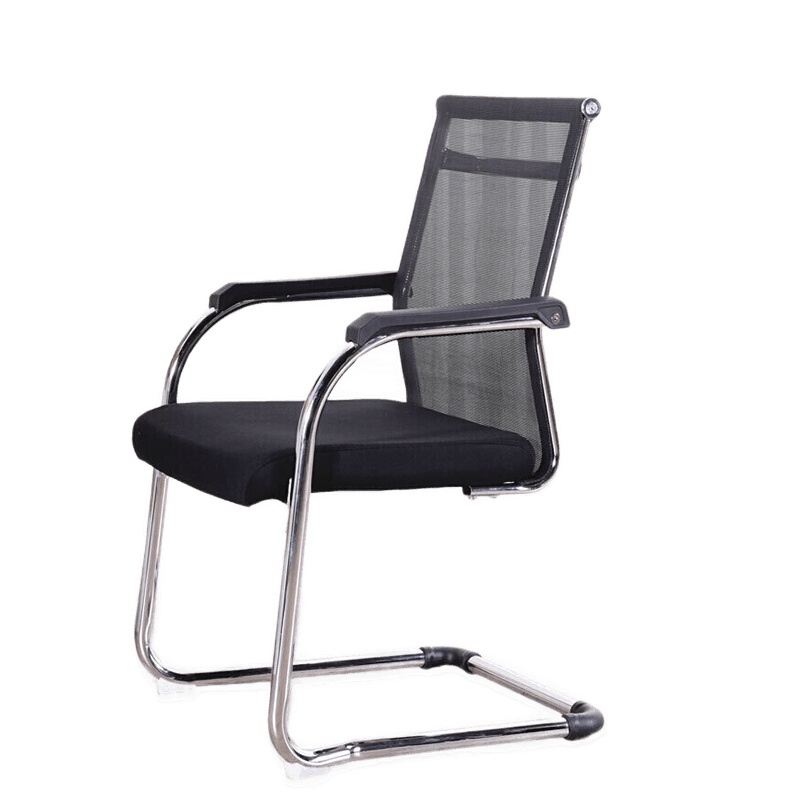 卓澳(ZHUOAO)办公椅电脑椅办公椅会议椅职员椅网布弓形椅灰色